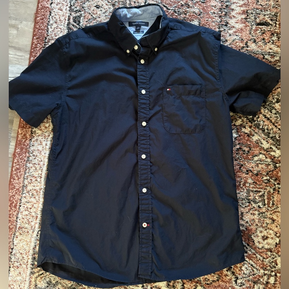 Tommy Hilfiger Dark Blue Casual Shirt